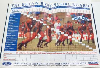 . RUGBY LEAGUE.  1995.  RARE SOUTH QUEENSLAND CRUSHERS PLAYER PROFILE LARGE BOOKLET 4