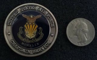 RARE 2 Star General US Air Force Chief of Chaplains USAF Service Challenge Coin 2