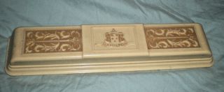 Hamilton Vintage Antique Watch Box Display Case Ivory Color Rare
