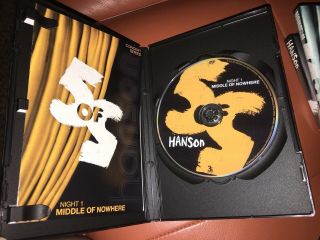5 of 5 Hanson Concert Set - DVDs,  Best of CD,  Show Posters & Ticket 5of5 Rare 4