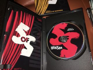 5 of 5 Hanson Concert Set - DVDs,  Best of CD,  Show Posters & Ticket 5of5 Rare 5