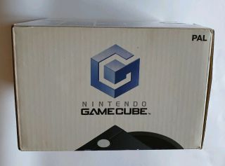 Vintage Nintendo Gamecube EMPTY BOX/SHIPPER/MANUALS rare 2002 black PAL vgc 5