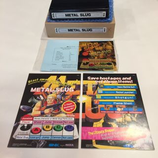 Metal Slug Mvs Full Us Kit - Neo Geo Snk - Complete Rare