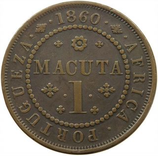 Angola Macuta 1860 Rare T84 227
