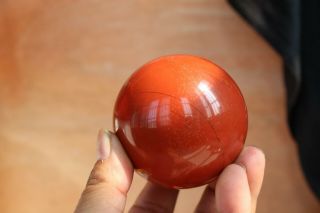 Top 490g Rare Natural Red Snakeskin Jasper Sphere Crystal Ball Healing