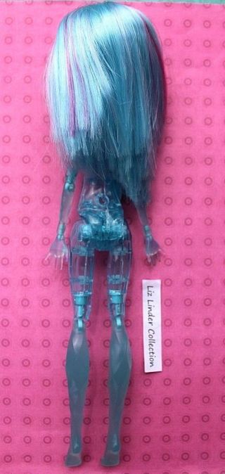 MONSTER HIGH Create a CAM Blue Ice Doll & Wig Nude RARE 2
