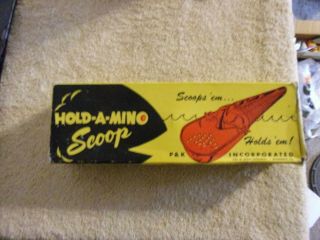Rare Vintage P&k Hold - A - Minnow Scoop