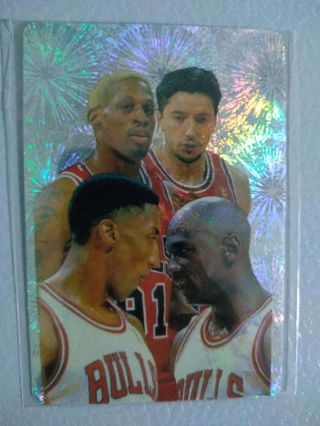 1998 Michael Jordan Pippen Rodman Kukoc Nba Basketball Trading Card Chinese Rare