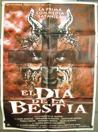 2cv95 Day Of The Beast Alex De La Iglesia Satanik Rare Orig 2sh Poster Italy