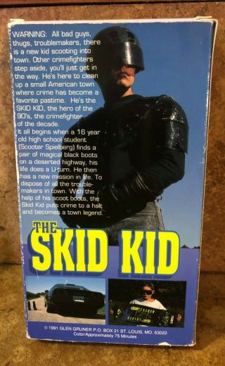 The Skid Kid (VHS) 90 ' s cult classic EXTREMELY RARE Never on DVD 2