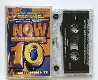 Now That’s What I Call Music 10 (cassette Tape,  2002) Rare Britney Spears Nsync