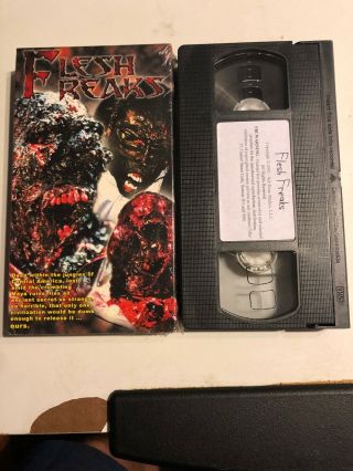 Flesh Freaks VHS Sub Rosa Studios Zombies Rare OOP 6