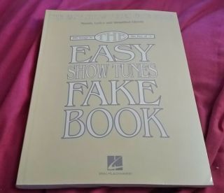 The Easy Show Tunes Fake Book100 Songs In The Key Of C Melody Lyrics Cords Rare