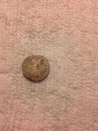 Rare 1858 Silver 3c 3 Cent Piece Trime Coin Pre Civil War Gem