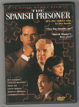 The Spanish Prisoner Dvd Wide & Full Screen David Mamet With Insert Rare Oop