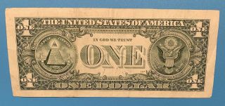 2013 D Series $1 One Dollar Bill Fancy Low Serial Trinary 6 Kind Star Rare Note 5