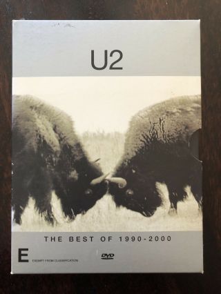 U2 The Best Of 1990 - 2000 Rare Aussie Dvd - Postage