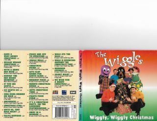 Wiggles Wiggly,  Wiggly Christmas 1996 Rare Digipak Line - Up Cd W Lyrics