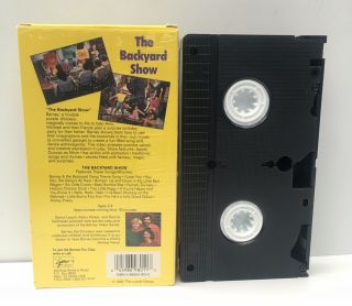 Barney The Backyard Show VHS Video 1992 Sandy Duncan extremely rare 2