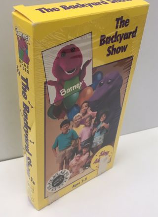 Barney The Backyard Show VHS Video 1992 Sandy Duncan extremely rare 3
