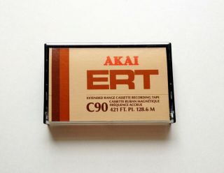 Ultra Rare Vintage Akai Ert C90 Cassette Tape