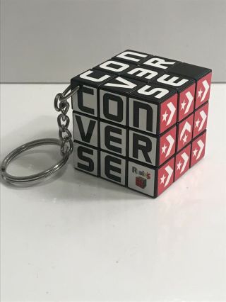 Rare Converse Rubiks Cube Keychain Promotional Toy Chucks All Star