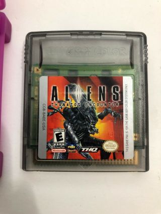 Aliens: Thanatos Encounter (nintendo Game Boy Color,  2001) Authentic Rare