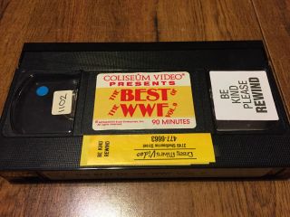 The Best of the WWF Volume 9 VHS Andre The Giant WWE RARE OOP 3