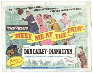 16mm Film Meet Me At The Fair - Rare Musical Feature Movie