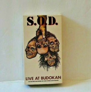 S.  O.  D.  Live At Budokan 1992 Vhs Has Rare Behind The Scenes Footage & Interviews