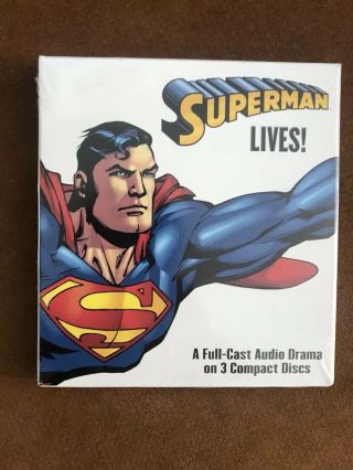 Superman Lives Audio Book Cd Rare