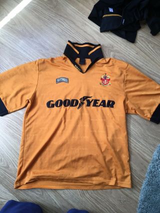 Rare Wolverhampton Wanderers Wolves Nutmeg Shirt Xl Home 19 - 94 - 95