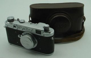 Rare Collectible Soviet Fed - 2 35mm Rf Camera With Square Vindow Exc