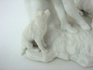 HOCHST VERY RARE WHITE BISCUIT FIGURE GROUP - MELCHIOR MODEL C1775 6