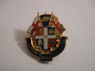 Rare Old Luton Town Football Club (6) Flags Enamel Press Pin Badge