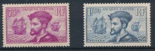 [38701] France 1934 Boats Good Rare Set Very Fine Mnh Stamps Value $340
