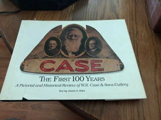 Case The First 100 Years Knife Book Hard Cover 1989 Premiere Edition Very Rare