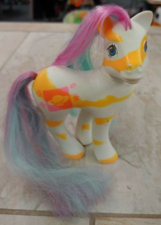 Rare Vintage 1991 My Little Pony Colorswirl Love Beam G1 Pony Mlp