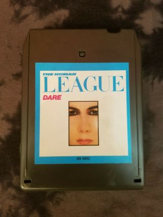Rare The Human League Dare 8t 4892 8 Track Cartridge Tape