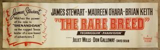 The Rare Breed James Stewart 1966 24x82 Movie Poster Banner