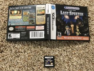 Professor Layton And The Last Specter - Nintendo Ds,  Dsi,  2ds,  3ds,  Rare