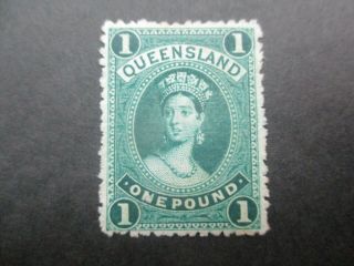 Queensland Stamps: Chalons - Rare (f370)