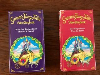 Grimm’s Fairy Tales Video Storybook (vhs 1972) - Rare Vintage - Ships N 24 Hrs