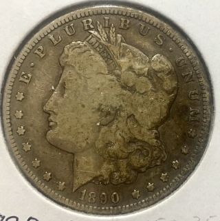 1890 Cc Morgan Dollar - Rare