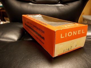 Lionel Rare 6517 Erie Caboose Box