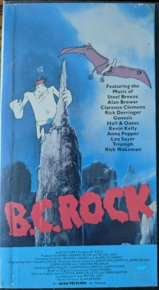 B.  C.  Rock Animated Musical Vhs Genesis Leo Sayer Extremely Rare Hard To Find