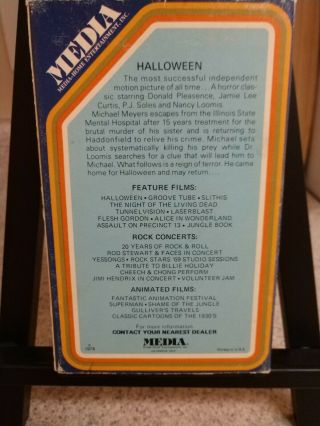 Halloween Beta Tape 1978 1st Media Release RARE Not VHS 2