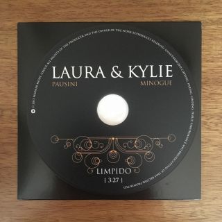Kylie Minogue,  Laura Pausini Rare " Limpido " Promo Cd In Black Sleeve