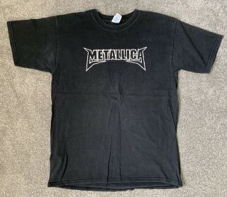 Metallica Vintage T - Shirt St.  Anger Day Promo Shirt.  Size L Rare.