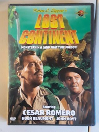The Lost Continent (dvd,  2001) Cesar Romero John Hoyt 1951 Rare Oop